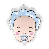 Шар фольга фигура новорож Малыш BABY BOY 16" 40см Hх18" 45см W PD Шар фольга фигура новорож Малыш BABY BOY 16" 40см Hх18" 45см W PD