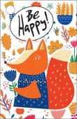 Бирка для подарка Be Happy (20шт) МирП