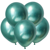 Шар латекс 05''/ВП хром Зеркальные шары Зеленый Mirror Green 50шт