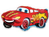 Шар фольга фигура Тачка красный 75х105см 118л 30"х42" Fm 1207-0799