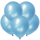 Шар латекс без рисунка 12"ВП металлик Голубой Light blue (100шт)
