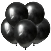 Шар латекс 12"ВП металлик Черный Black (100шт)