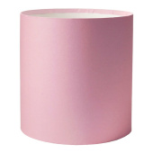 Коробка Цилиндр 18х18см Без крышки Премиум Розовый