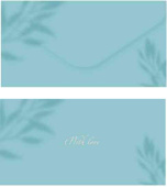Конверт для денег Aquamarine