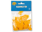Конфетти круг тишью Желтые 1,5см 10г