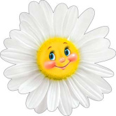 Украшение на скотче Ромашка (10шт)