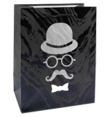 Пакет бумажный 26х32см Мистер Икс Дизайн №2