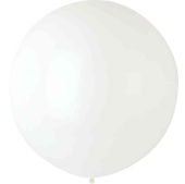 Шар латекс без рисунка 24"EV пастель White Белый