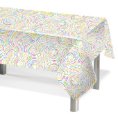 Скатерть ПЭТ 120х180см С Днем Рождения Разноцветный 1шт ДонБал