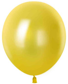 Шар латекс без рисунка 12" 512 металлик Желтый (100шт)