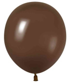 Шар латекс без рисунка 12" 512 пастель ретро Кофе (100шт)