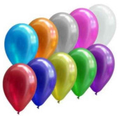 Шар латекс без рисунка 12" ЗБ M50 Ассорти металлик (25 50шт)
