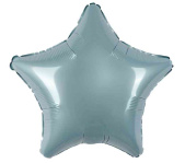 Шар фольга без рисунка 18"AG звезда пастель Утренний туман Бохо 1204-1646