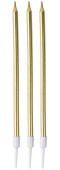 Свечи набор Золото 13см (уп12) ВЗ