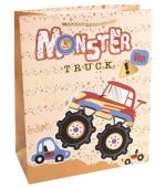 Пакет бумажный XL 31х41см Супер Машинки Дизайн №4 Металлик