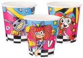 Стаканы бумажные Удивительный цирк 250мл (уп6) ДБ