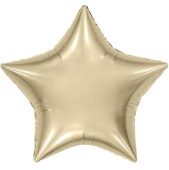 Шар фольга без рисунка 36"AG звезда металлик Шампань