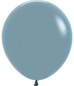 Шар латекс без рисунка 18" ЗБ S106 пастель Пыльный Голубой (25шт)