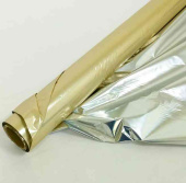 Полисилк рулон 1х20м Золото Серебро 1188 БР