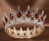 Декоративное украшение Корона для торта 5,5х12,5см в ассортиментеАА