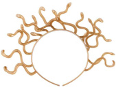 Ободок HWN Медуза Горгона золотой ЕУТ