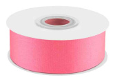 Лента атласная 25х22,85м Ярко-розовый