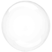 Шар Сфера Бабблс без рисунка 24"Deco Прозрачный (10шт) (синяя упаковка)