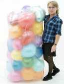 Пакет для транспортировки надутых шаров с тиснением 100х170см БР