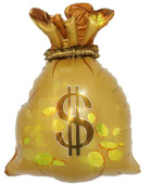 Шар фольга фигура Денежный мешок 33" 84см FL 1207-6405