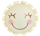 Шар фольга фигура Солнышко Кремовый 22" 56смFL