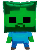 Шар фольга фигура Пиксельный зомби 26" 66см FL