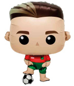 Шар фольга фигура Футболист 27" 69см FL