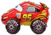 Шар фольга фигура AIR Гоночная машинка Красный 28" 71смFL (упак)