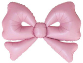 Шар фольга фигура Бант Розовый Сатин 50" 127см FL