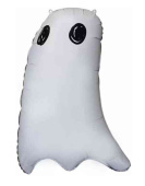 Шар фольга фигура Привидение Белый 29" 74см FL