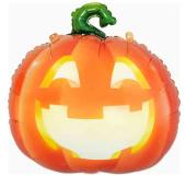 Шар фольга фигура Яркая тыква 26" 66см FL