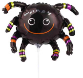 Шар фольга мини Паук улыбающийся 10" 25смAn