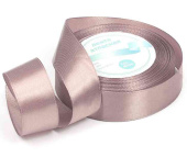 Лента атласная 25х22,5м Бежевая ЕУТ