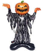 Шар фольга фигура на подставке Демон Тыква 45" 114смFL (упак)