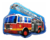 Шар фольга фигура Пожарная машина с лестницей 27" 69смFL