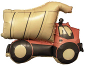 Шар фольга фигура Самосвал Сатин 29" 74см FL (упак)