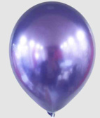 Шар латекс без рисунка 36'ЗБ K6 хром Фиолетовый (25шт)