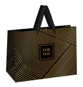 Пакет подарочный 33*42 см Strict lines