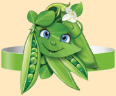 Ободок бумажный Горошек