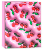 Пакет бумажный M 18х23см Фрукты Ягодки Дизайн №3