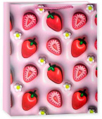 Пакет бумажный M 18х23см Фрукты Ягодки Дизайн №1