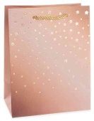Пакет бумажный XL 31х41см Звездное сияние Дизайн №3 Металлик