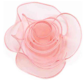 Лента Органза с леской 40х9,14м Нежно-розовый ДБ