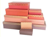 Коробка прямоугольник 14х10х5см Стильный декор Ассорти Металлик ДБ