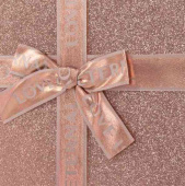 Коробка Прямоугольник 21х14х8см Роскошный подарок Розовое Золото ДБ